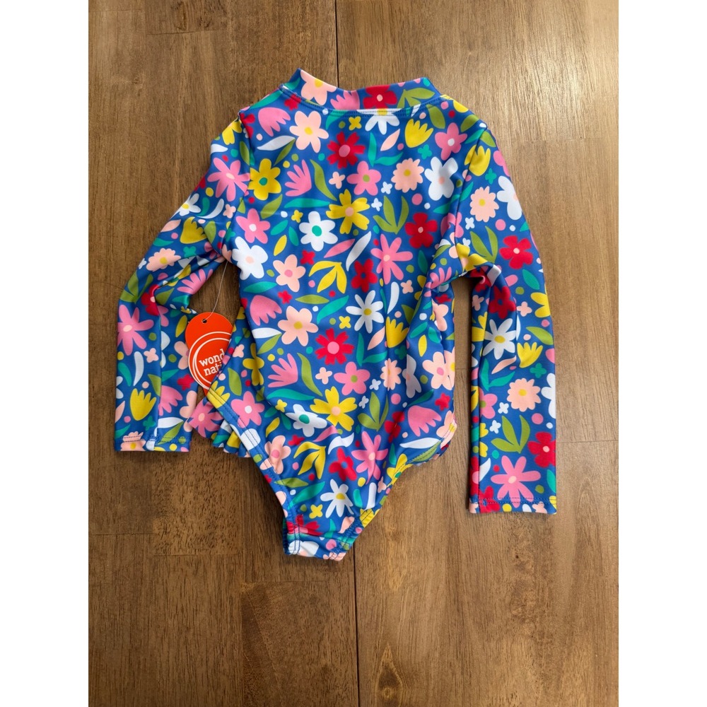 Wonder Nation Floral Swimsuit and Garanimals Black Jeggings Set 18M NWT